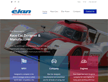 Tablet Screenshot of elanmotorsports.com